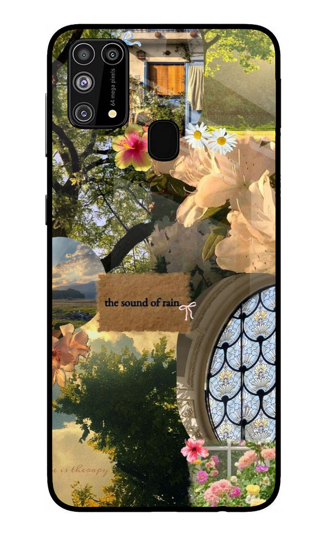 Rain Samsung M31/F41 Glass Case