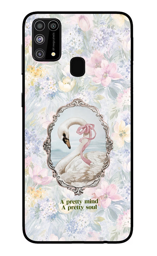 Pretty Mind Pretty Soul Samsung M31/F41 Glass Case
