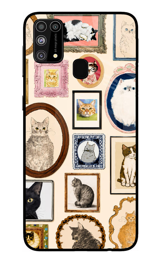 Mirror Cats Samsung M31/F41 Glass Case