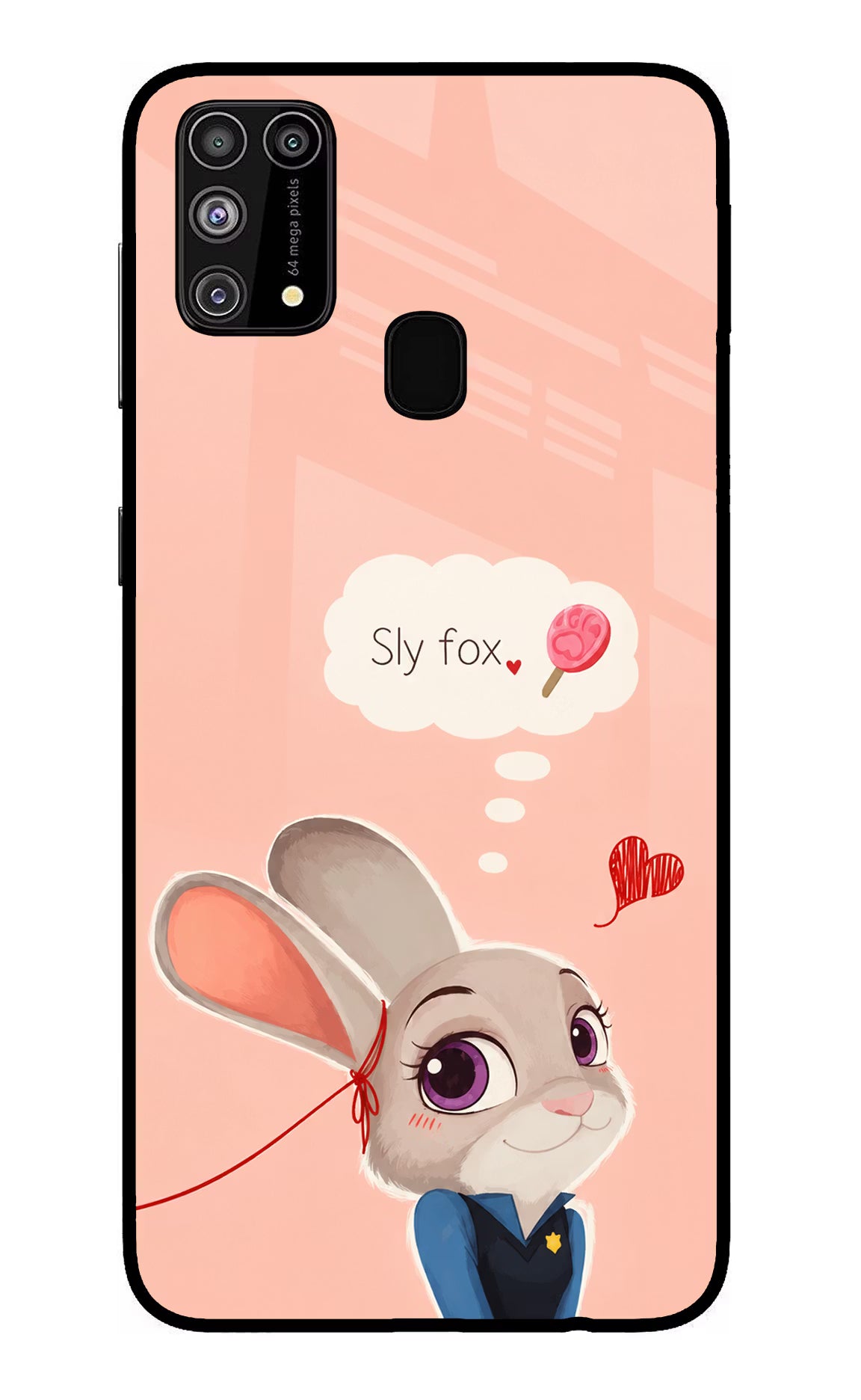 Judy Charm Samsung M31/F41 Glass Case