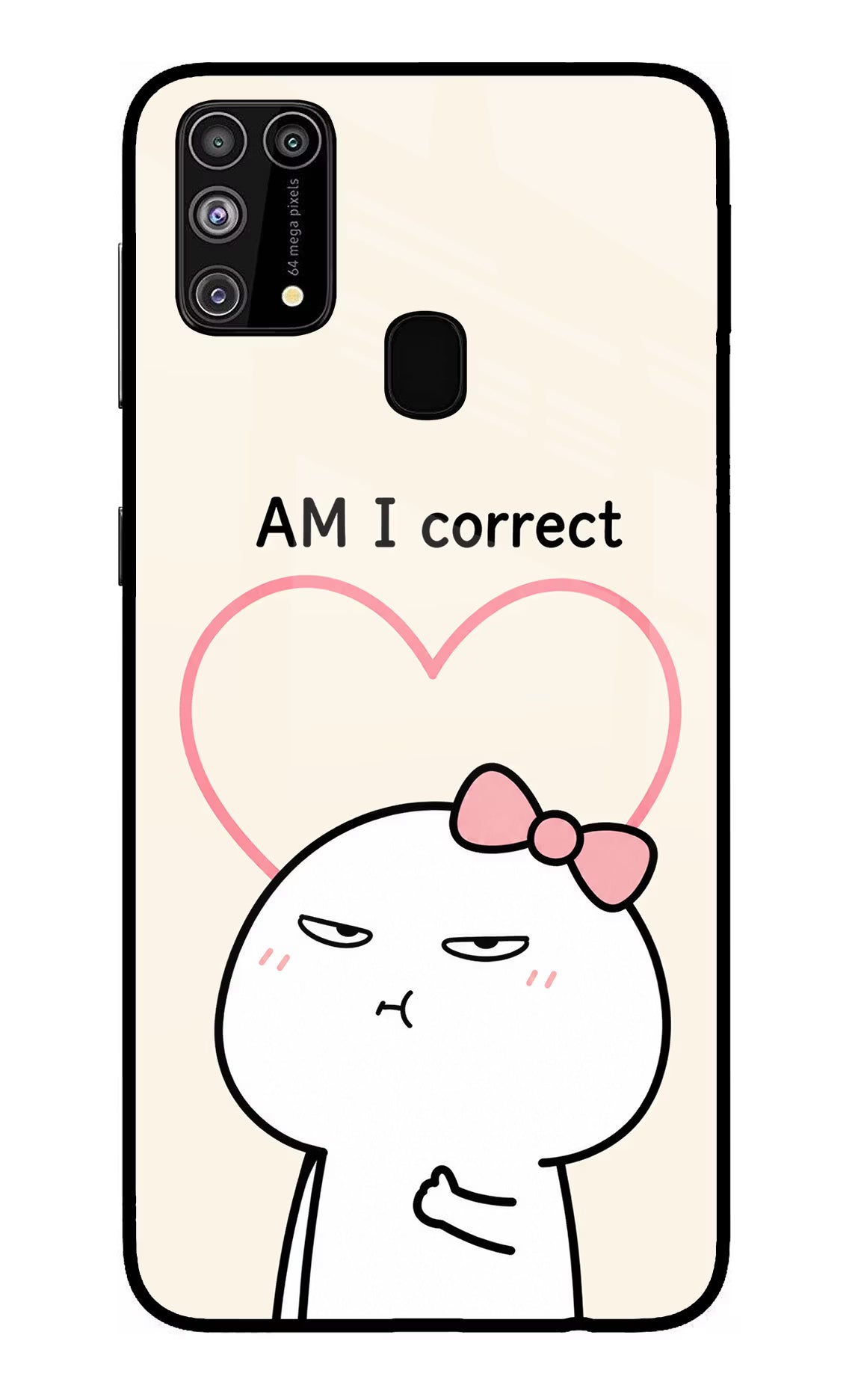 Always Right Samsung M31/F41 Glass Case