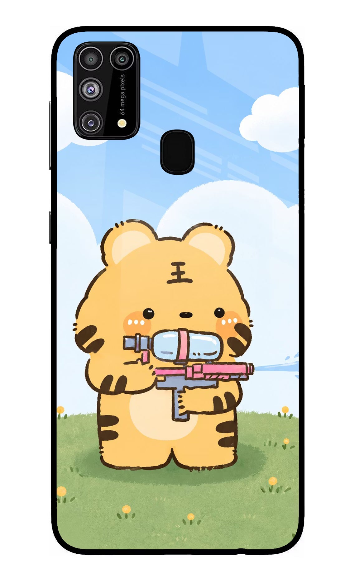 Tiger Treat Samsung M31/F41 Glass Case