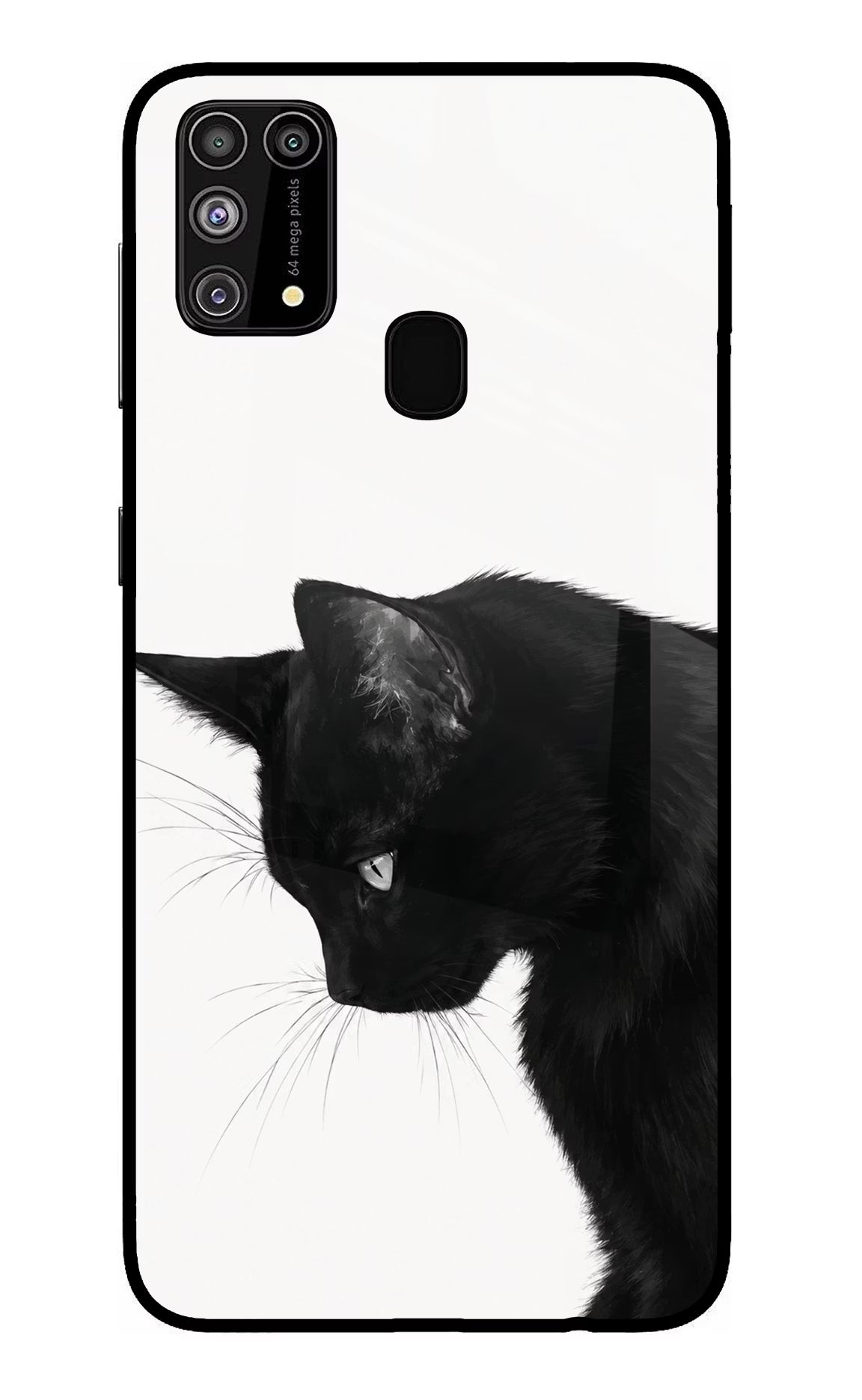 Shadow Gaze Samsung M31/F41 Glass Case