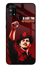 Bhagat Singh Revolution Samsung M31/F41 Glass Case
