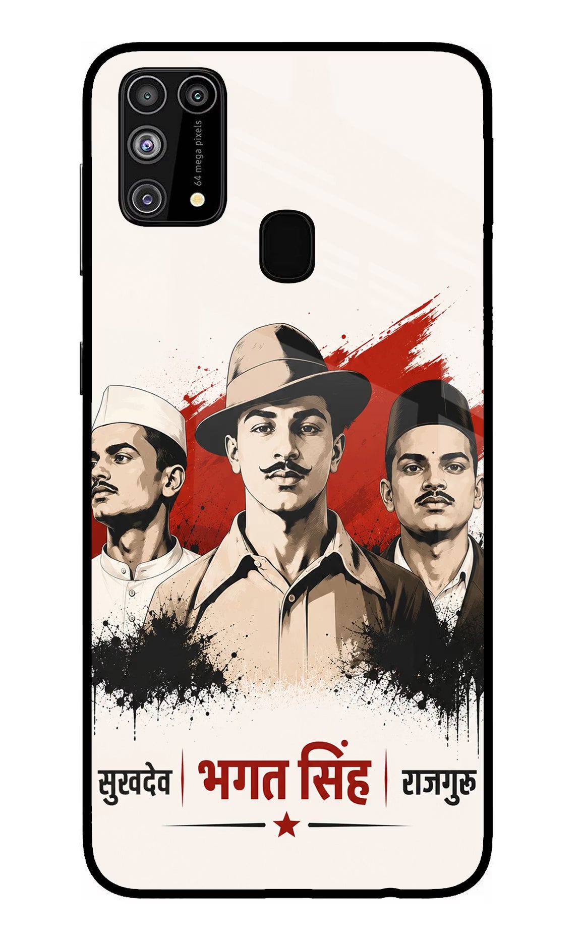 Sardar Patel Iron Will Samsung M31/F41 Glass Case