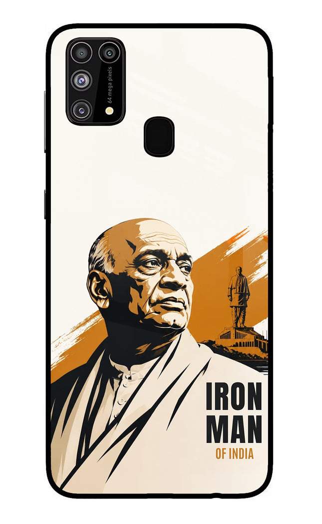 Sardar Patel Iron Will Samsung M31/F41 Glass Case