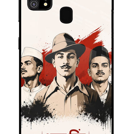 Bhagat Singh Trio Samsung M31/F41 Glass Case