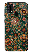 Green Pataka Samsung M31/F41 Glass Case