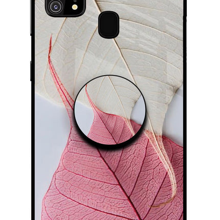 White Pink Leaf Samsung M31/F41 Pop Case by Casekaro