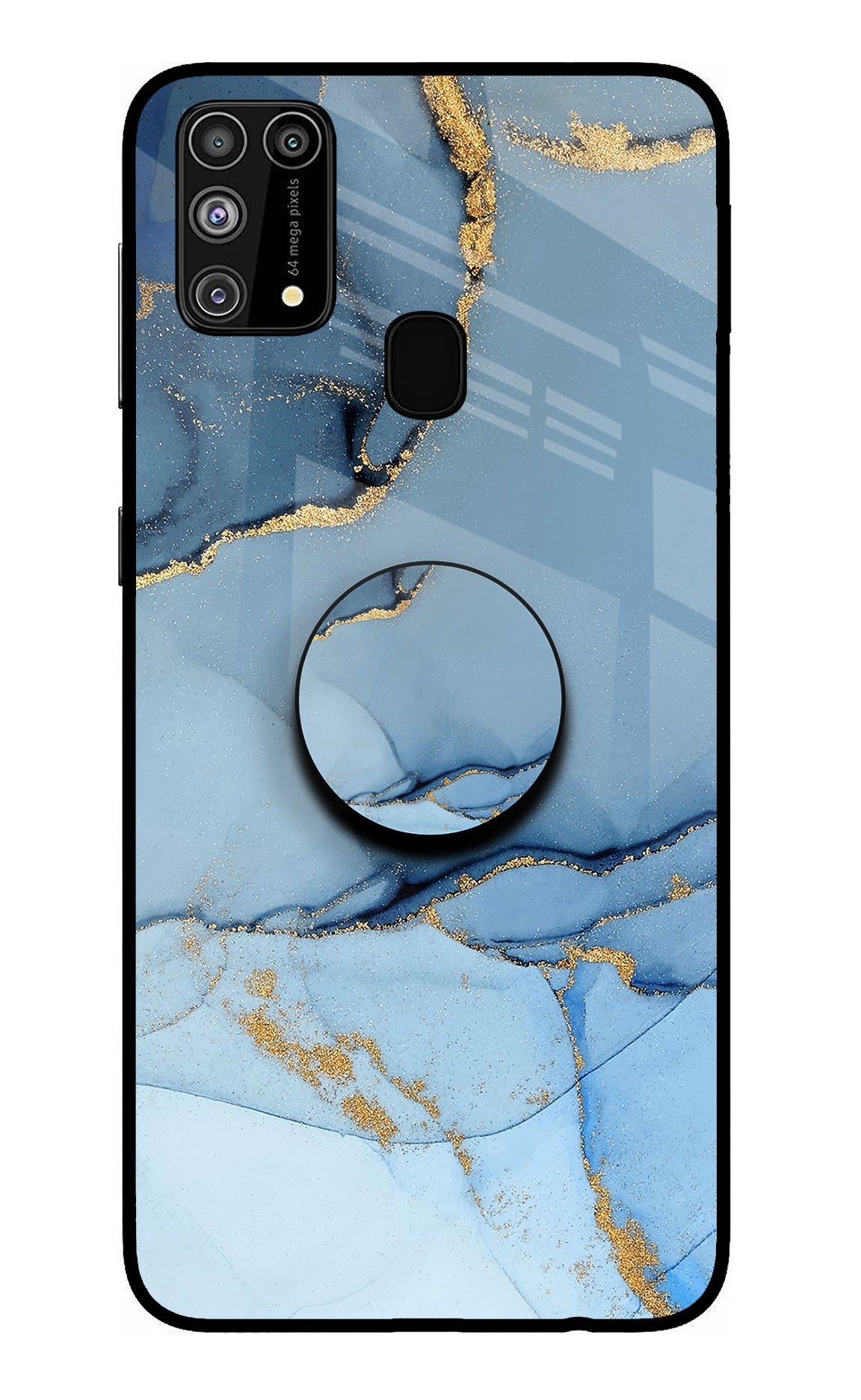 Blue Marble Samsung M31/F41 Glass Case