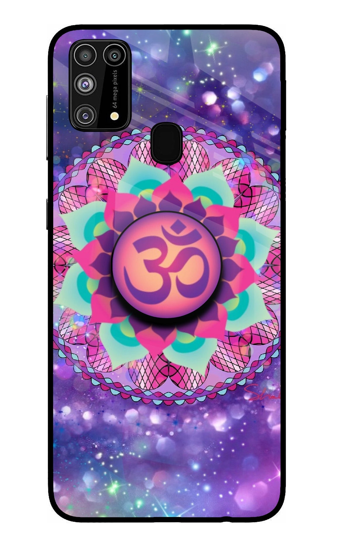 Om Purple Samsung M31/F41 Pop Case