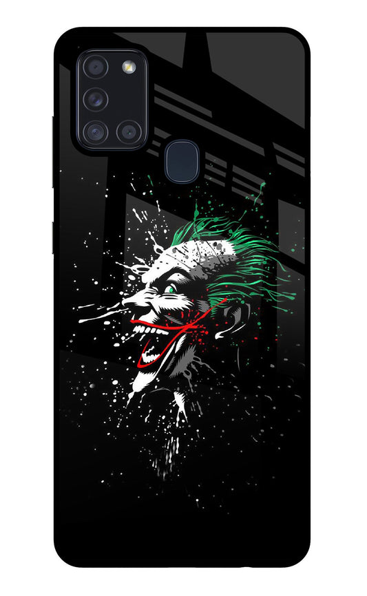 Joker Samsung A21s Glass Case