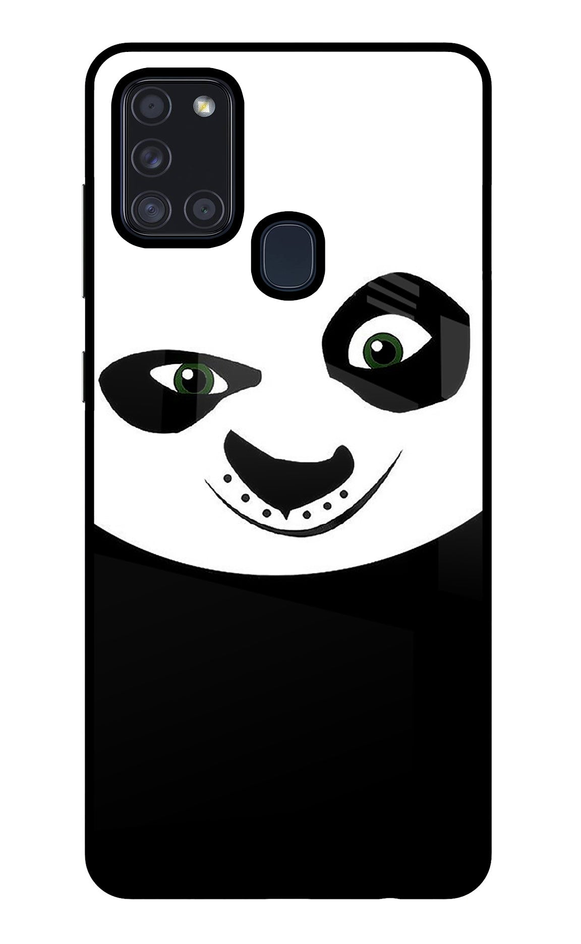 Panda Samsung A21s Glass Case