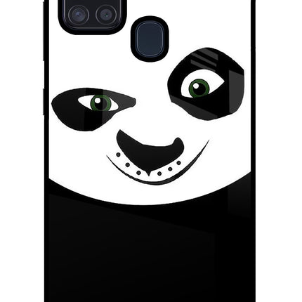 Panda Samsung A21s Glass Case