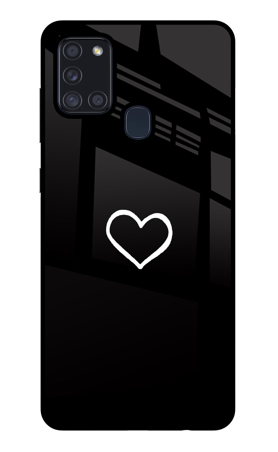 Heart Samsung A21s Back Cover