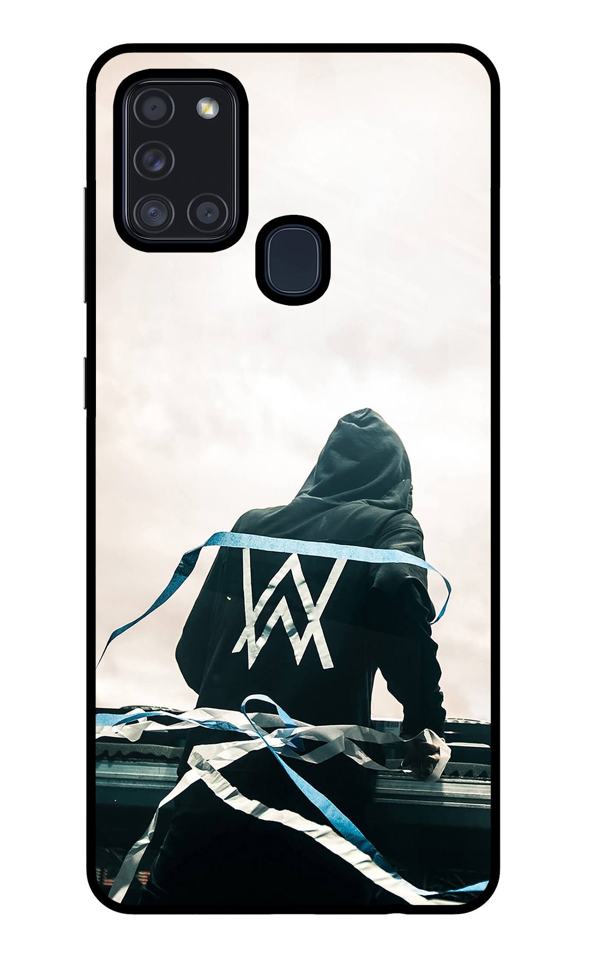 Alan Walker Samsung A21s Glass Case