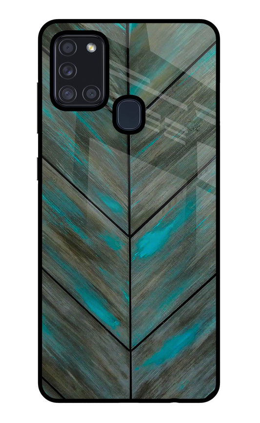 Pattern Samsung A21s Glass Case