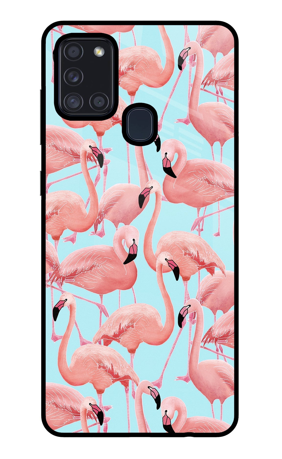 Flamboyance Samsung A21s Glass Case