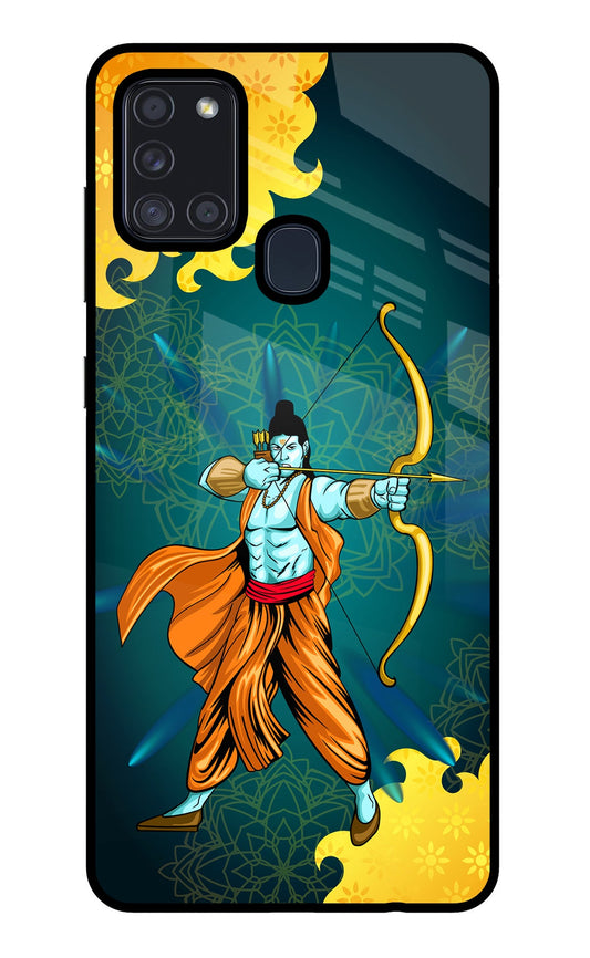 Lord Ram - 6 Samsung A21s Glass Case