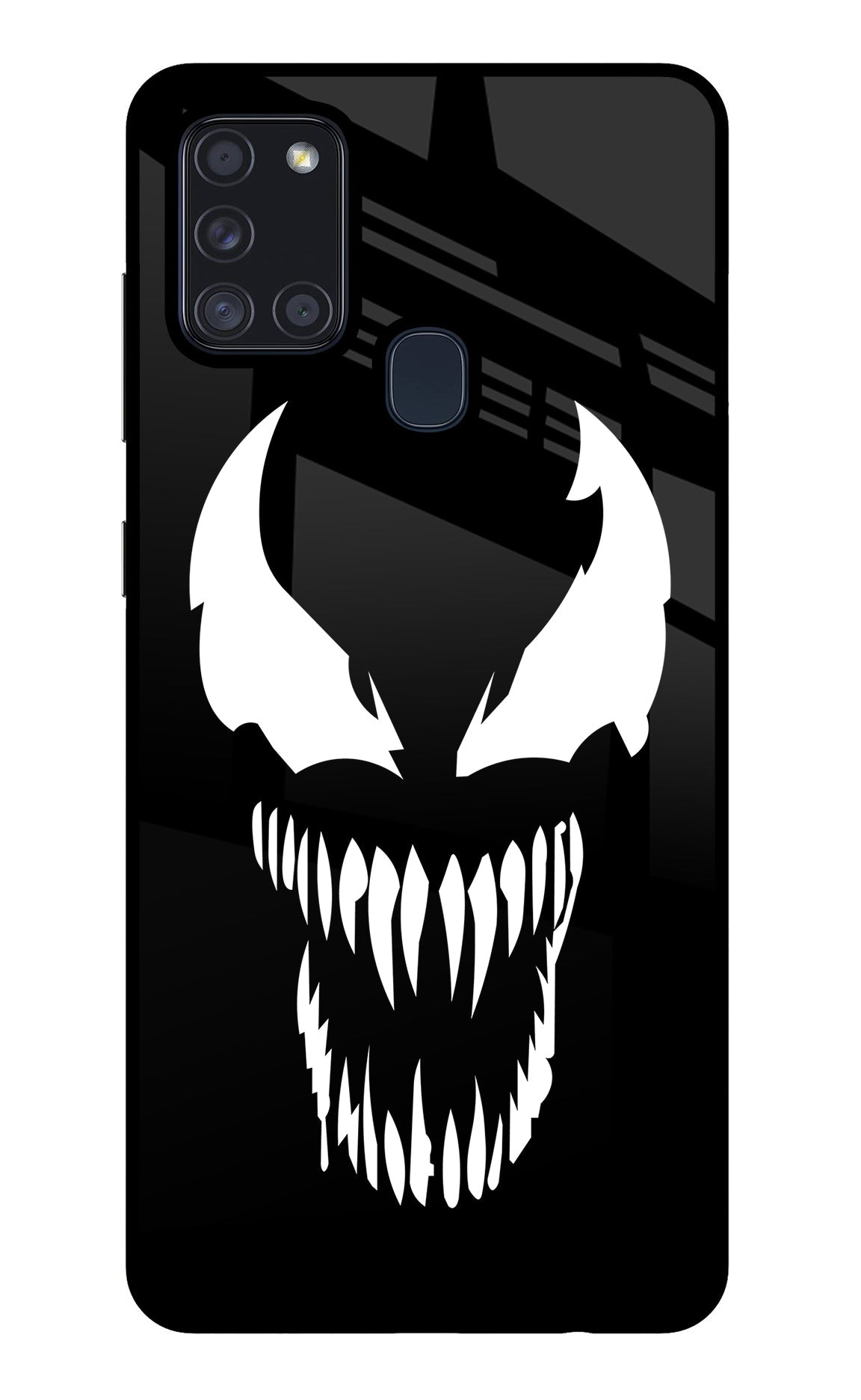 Venom Samsung A21s Glass Case