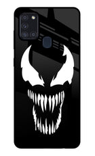 Venom Samsung A21s Glass Case