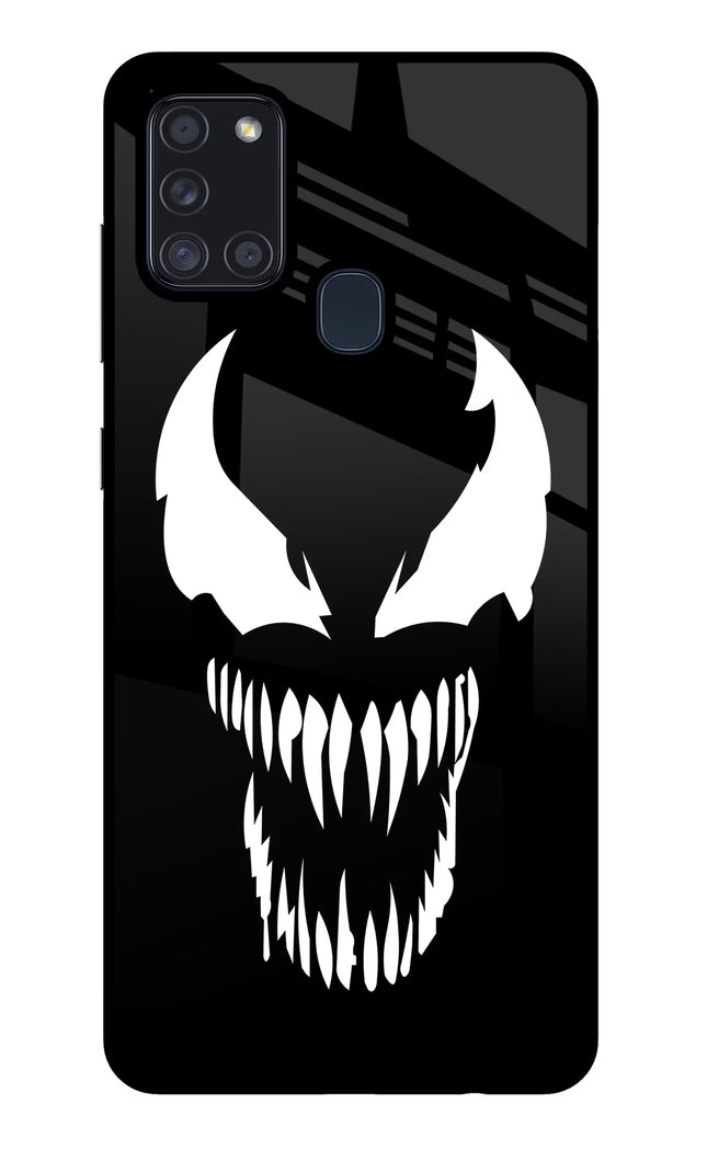 Venom Samsung A21s Glass Case