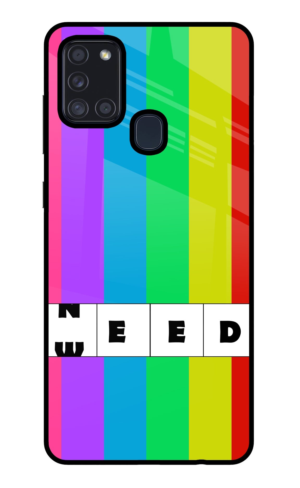 Need Weed Samsung A21s Back Cover