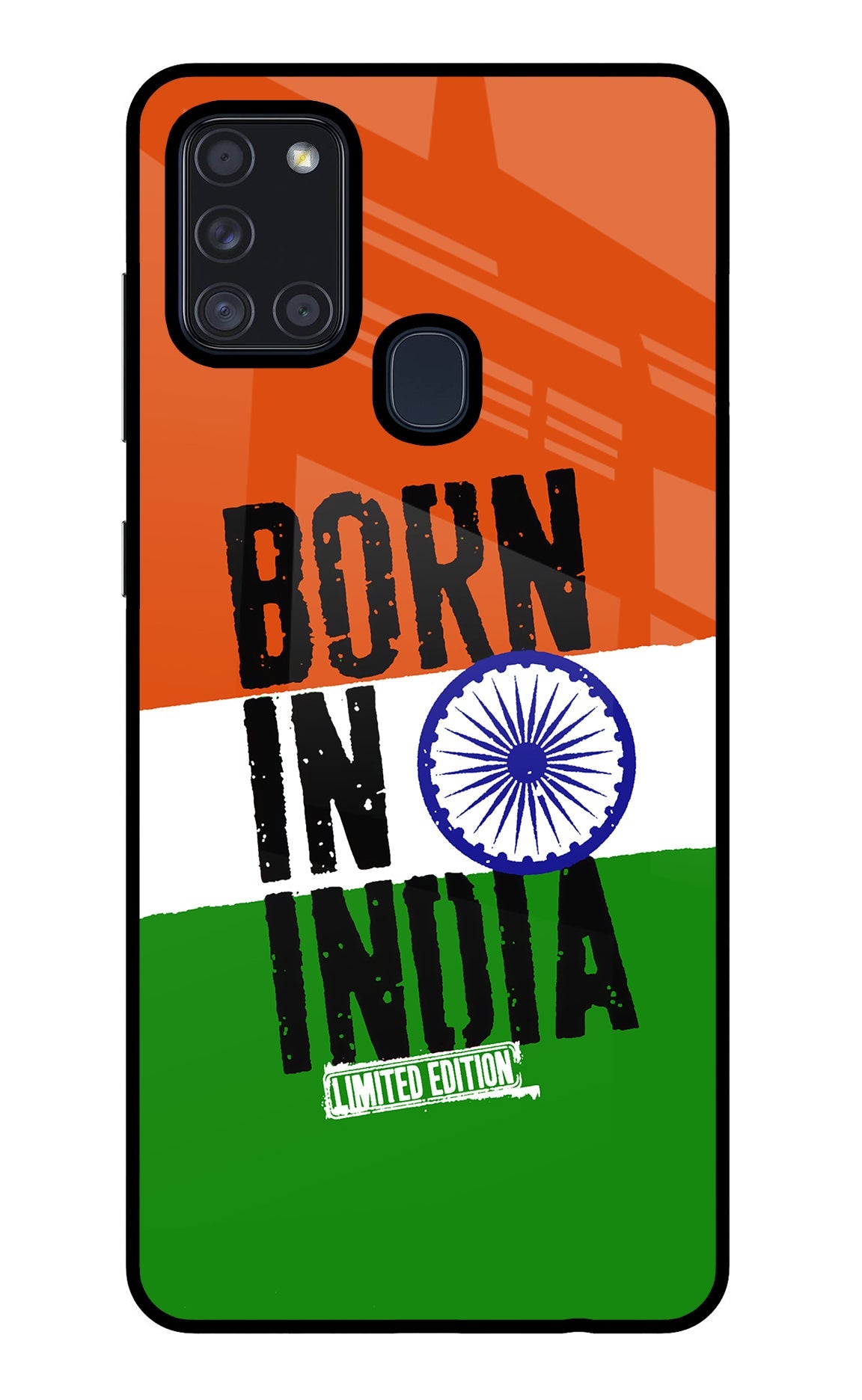 Born in India Samsung A21s Back Cover