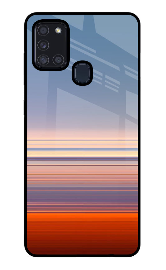 Morning Colors Samsung A21s Glass Case