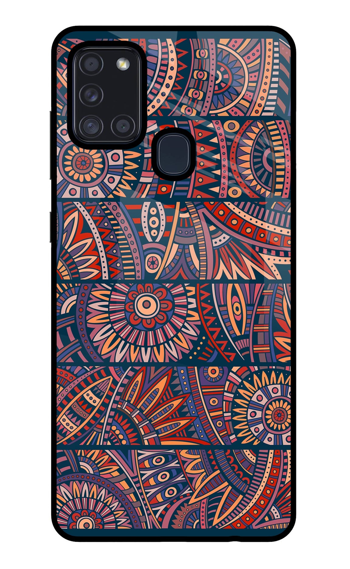 African Culture Design Samsung A21s Back Cover