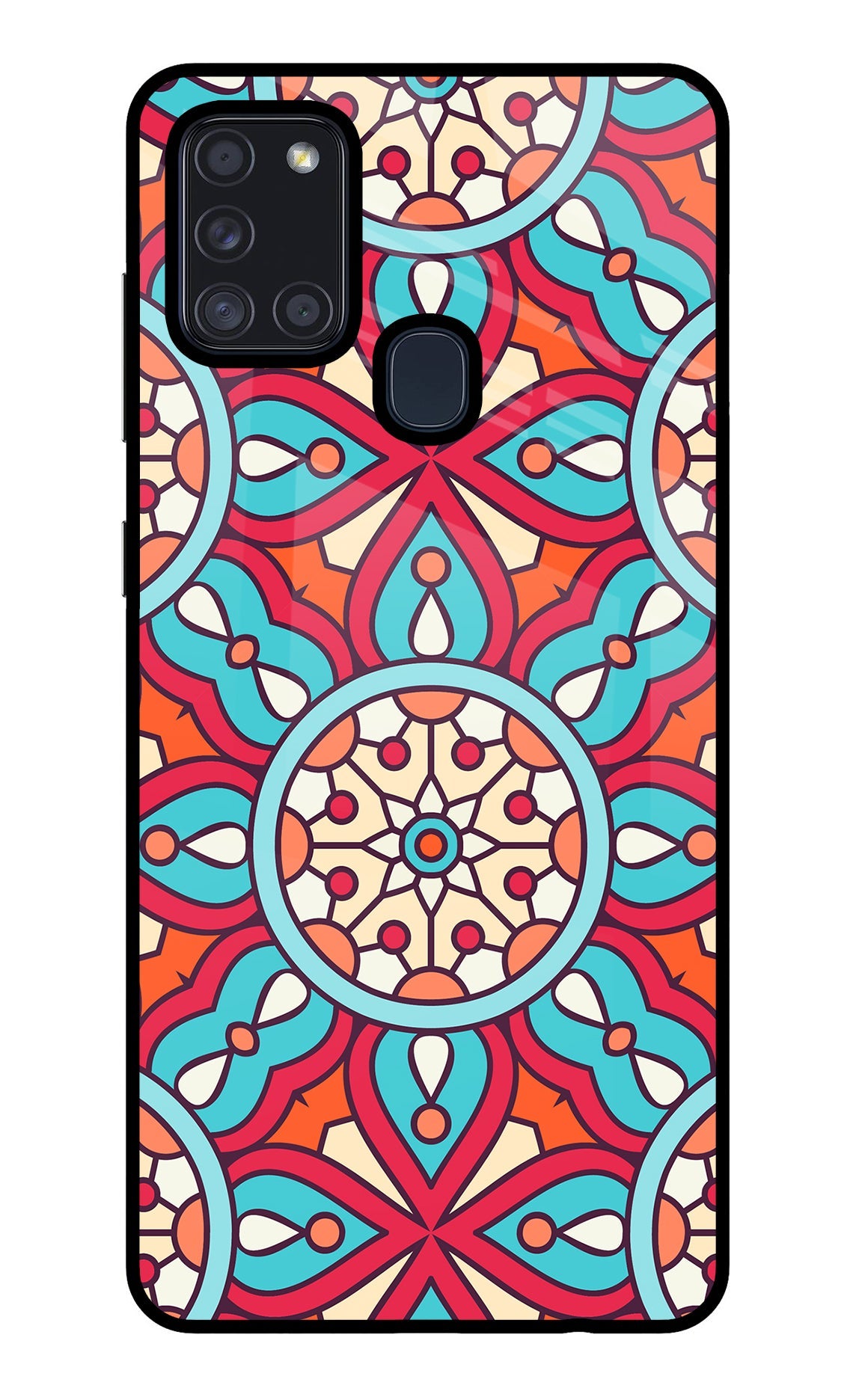 Mandala Geometric Samsung A21s Back Cover