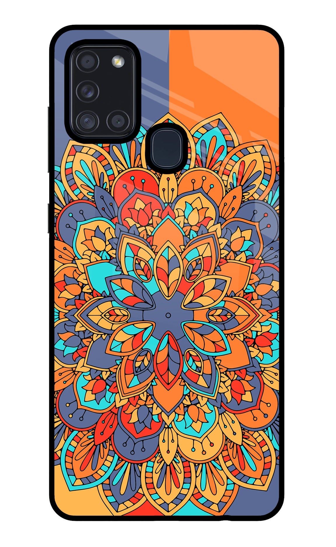 Color Mandala Samsung A21s Back Cover