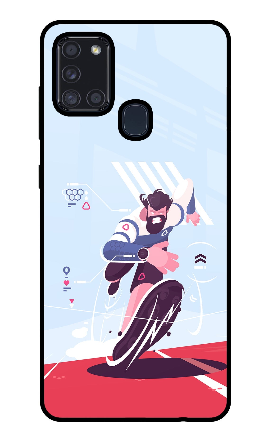 Run Pro Samsung A21s Back Cover