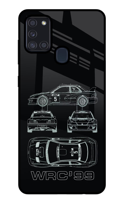 WRC'99 Samsung A21s Glass Case