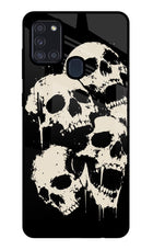 Dead Stack Samsung A21s Glass Case