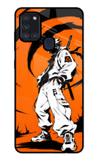 Street Samurai  Samsung A21s Glass Case