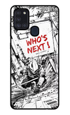 Who's Next Samsung A21s Glass Case