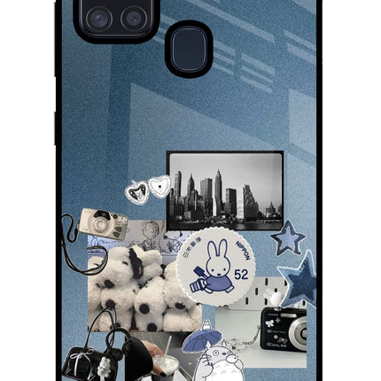 Miffy Samsung A21s Glass Case