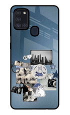 Miffy Samsung A21s Glass Case