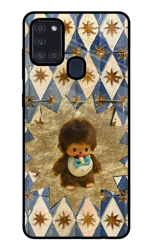 Woodooo Samsung A21s Glass Case