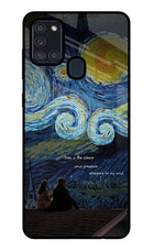 Softcore Samsung A21s Glass Case