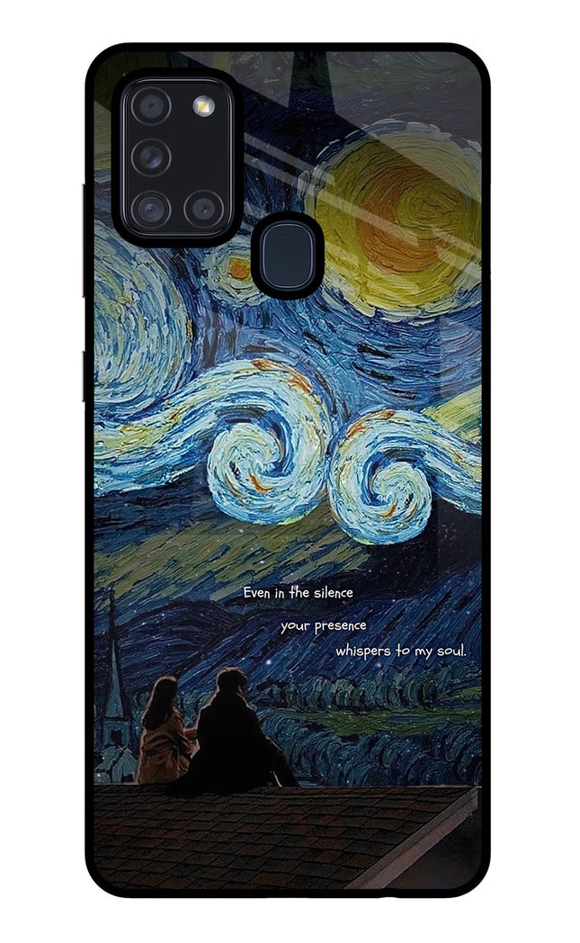 Softcore Samsung A21s Glass Case