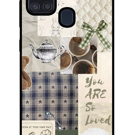 Cookie Samsung A21s Glass Case