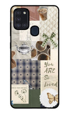 Cookie Samsung A21s Glass Case