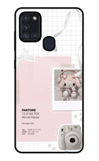 Pantone Asthetic Samsung A21s Glass Case