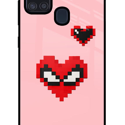 Gwen Heart Samsung A21s Glass Case