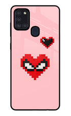 Gwen Heart Samsung A21s Glass Case