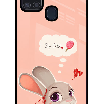 Judy Charm Samsung A21s Glass Case