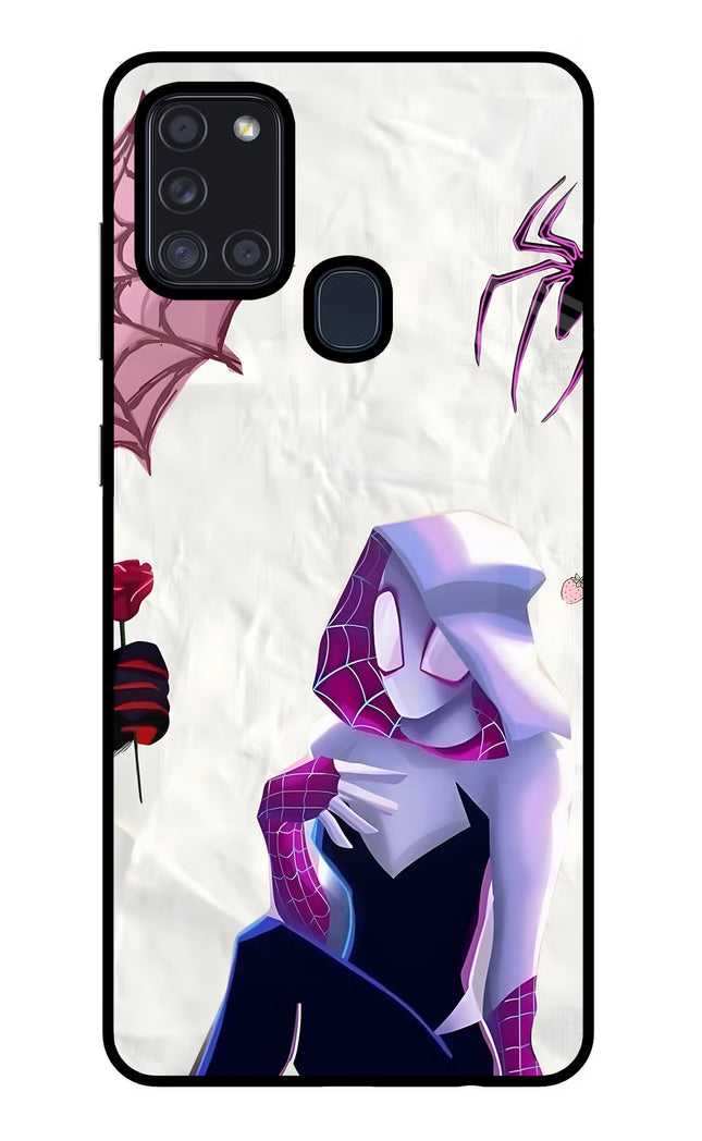 Gwen Verse Samsung A21s Glass Case