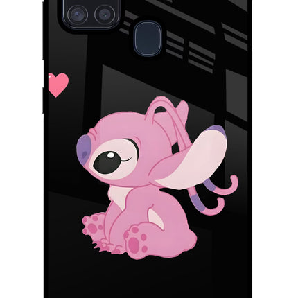 Angel Crush Samsung A21s Glass Case